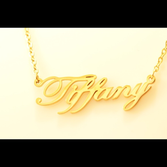 personalized name necklace tiffany